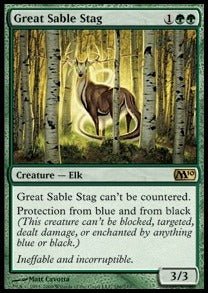 Great Sable Stag⁣ - Magic 2010⁣ (Rare)⁣ [186]
