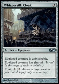 Whispersilk Cloak⁣ - Magic 2010⁣ (Uncommon)⁣ [221]