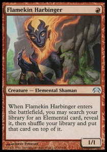 Flamekin Harbinger⁣ - Planechase⁣ (Uncommon)