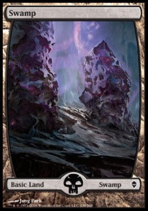Swamp (V.4)⁣ - Zendikar⁣ (Land)⁣ [239]