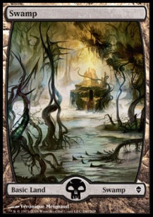 Swamp (V.6)⁣ - Zendikar⁣ (Land)⁣ [240]