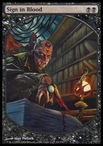 Sign in Blood⁣ - Player Rewards Promos⁣ (Rare)