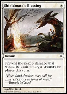 Shieldmate's Blessing⁣ - Zendikar⁣ (Common)⁣ [35]