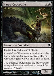 Hagra Crocodile⁣ - Zendikar⁣ (Common)⁣ [94]