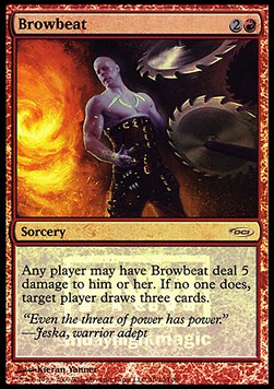 Browbeat⁣ - Friday Night Magic Promos⁣ (Rare)
