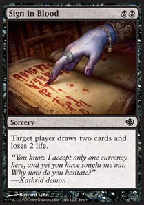 Sign in Blood⁣ - Duel Decks: Garruk vs. Liliana⁣ (Common)⁣ [49]