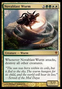 Novablast Wurm⁣ - Worldwake⁣ (Mythic)⁣ [119]