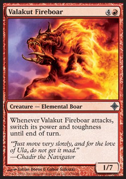 Valakut Fireboar⁣ - Rise of the Eldrazi⁣ (Uncommon)⁣ [170]