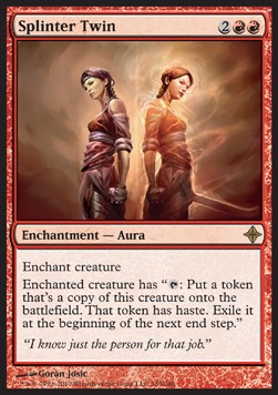 Splinter Twin⁣ - Rise of the Eldrazi⁣ (Rare)⁣ [165]