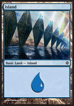 Island (V.4)⁣ - Rise of the Eldrazi⁣ (Land)⁣ [236]