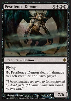Pestilence Demon⁣ - Rise of the Eldrazi⁣ (Rare)⁣ [124]