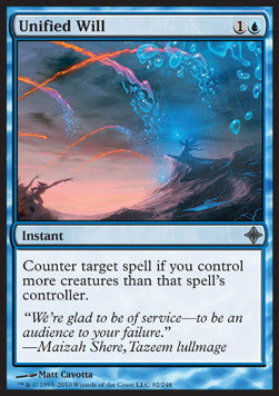 Unified Will⁣ - Rise of the Eldrazi⁣ (Uncommon)⁣ [92]