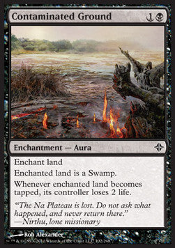 Contaminated Ground⁣ - Rise of the Eldrazi⁣ (Common)⁣ [102]