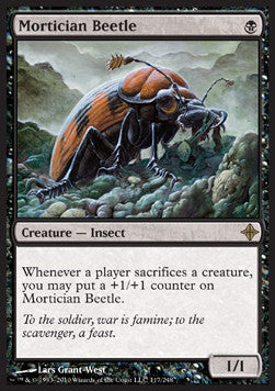 Mortician Beetle⁣ - Rise of the Eldrazi⁣ (Rare)⁣ [117]