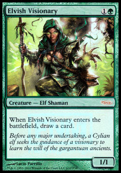 Elvish Visionary⁣ - Friday Night Magic Promos⁣ (Rare)