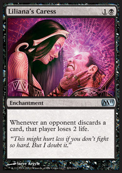 Liliana's Caress⁣ - Magic 2011⁣ (Uncommon)⁣ [103]