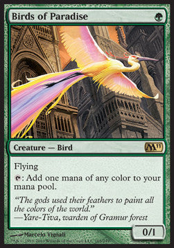 Birds of Paradise⁣ - Magic 2011⁣ (Rare)⁣ [165]