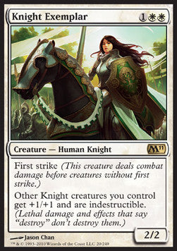 Knight Exemplar⁣ - Magic 2011⁣ (Rare)⁣ [20]
