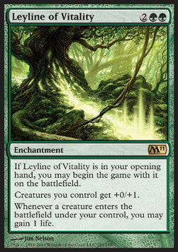 Leyline of Vitality⁣ - Magic 2011⁣ (Rare)⁣ [183]