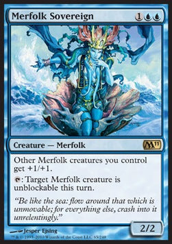 Merfolk Sovereign⁣ - Magic 2011⁣ (Rare)⁣ [65]