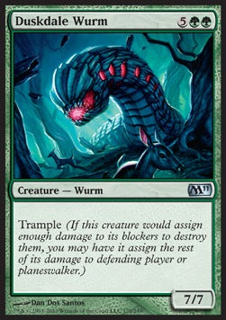 Duskdale Wurm⁣ - Magic 2011⁣ (Uncommon)⁣ [170]