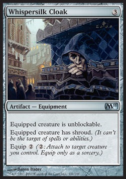 Whispersilk Cloak⁣ - Magic 2011⁣ (Uncommon)⁣ [221]