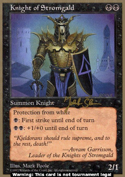 Knight of Stromgald⁣ - WCD 1997: Jakub Slemr⁣ (Special)