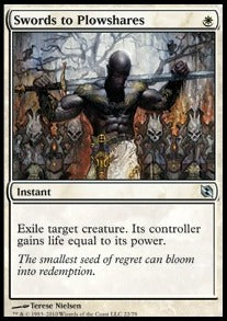Swords to Plowshares⁣ - Duel Decks: Elspeth vs. Tezzeret⁣ (Uncommon)⁣ [22]