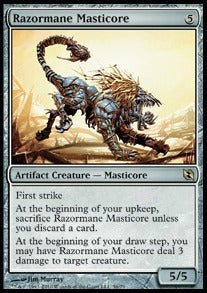 Razormane Masticore⁣ - Duel Decks: Elspeth vs. Tezzeret⁣ (Rare)⁣ [56]