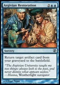 Argivian Restoration⁣ - Duel Decks: Elspeth vs. Tezzeret⁣ (Uncommon)⁣ [69]