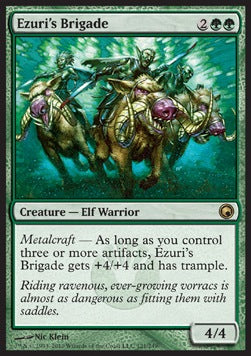 Ezuri's Brigade⁣ - Scars of Mirrodin⁣ (Rare)⁣ [121]