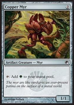 Copper Myr⁣ - Scars of Mirrodin⁣ (Common)⁣ [146]