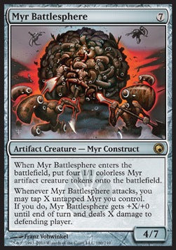 Myr Battlesphere⁣ - Scars of Mirrodin⁣ (Rare)⁣ [180]