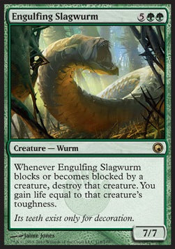 Engulfing Slagwurm⁣ - Scars of Mirrodin⁣ (Rare)⁣ [118]