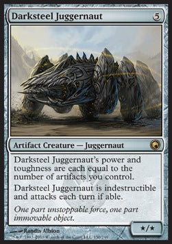 Darksteel Juggernaut⁣ - Scars of Mirrodin⁣ (Rare)⁣ [150]