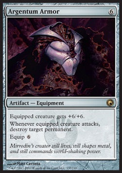 Argentum Armor⁣ - Scars of Mirrodin⁣ (Rare)⁣ [137]