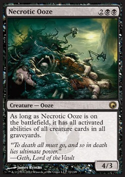 Necrotic Ooze⁣ - Scars of Mirrodin⁣ (Rare)⁣ [72]