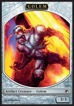 Golem Token (Artifact 3/3)⁣ - Scars of Mirrodin⁣ (Token)⁣ [T06]