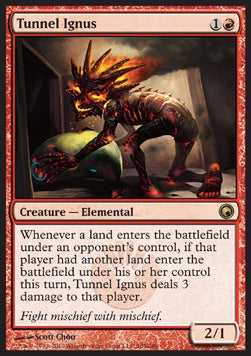 Tunnel Ignus⁣ - Scars of Mirrodin⁣ (Rare)⁣ [105]