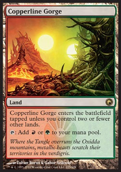 Copperline Gorge⁣ - Scars of Mirrodin⁣ (Rare)⁣ [225]