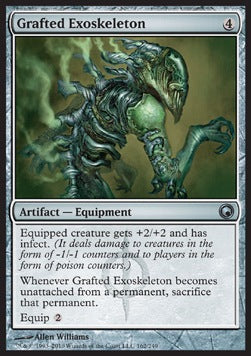 Grafted Exoskeleton⁣ - Scars of Mirrodin⁣ (Uncommon)⁣ [162]