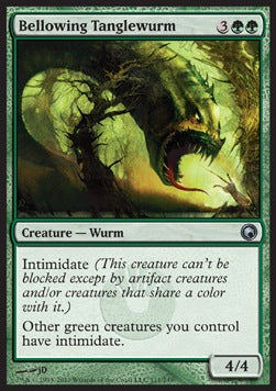 Bellowing Tanglewurm⁣ - Scars of Mirrodin⁣ (Uncommon)⁣ [111]