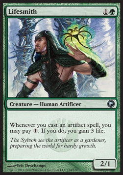 Lifesmith⁣ - Scars of Mirrodin⁣ (Uncommon)⁣ [124]