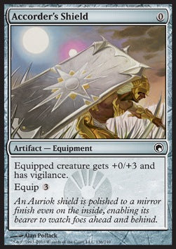Accorder's Shield⁣ - Scars of Mirrodin⁣ (Common)⁣ [136]