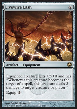 Livewire Lash⁣ - Scars of Mirrodin⁣ (Rare)⁣ [172]