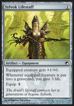 Sylvok Lifestaff⁣ - Scars of Mirrodin⁣ (Common)⁣ [209]