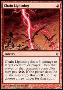 Chain Lightning⁣ - Premium Deck Series: Fire & Lightning⁣ (Common)⁣ [16]