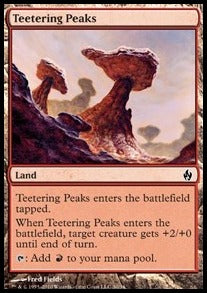 Teetering Peaks⁣ - Premium Deck Series: Fire & Lightning⁣ (Common)⁣ [30]