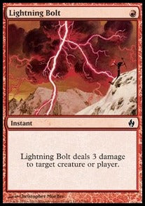 Lightning Bolt⁣ - Premium Deck Series: Fire & Lightning⁣ (Common)⁣ [17]