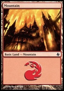 Mountain (V.4)⁣ - Premium Deck Series: Fire & Lightning⁣ (Land)⁣ [34]